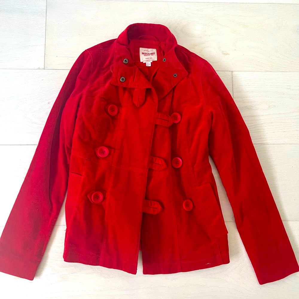 Corduroy jacket, military look